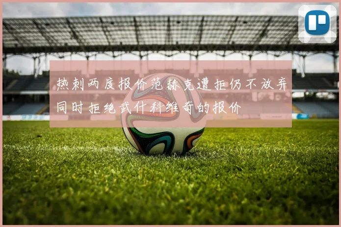 热刺两度报价范赫克遭拒仍不放弃同时拒绝武什科维奇的报价